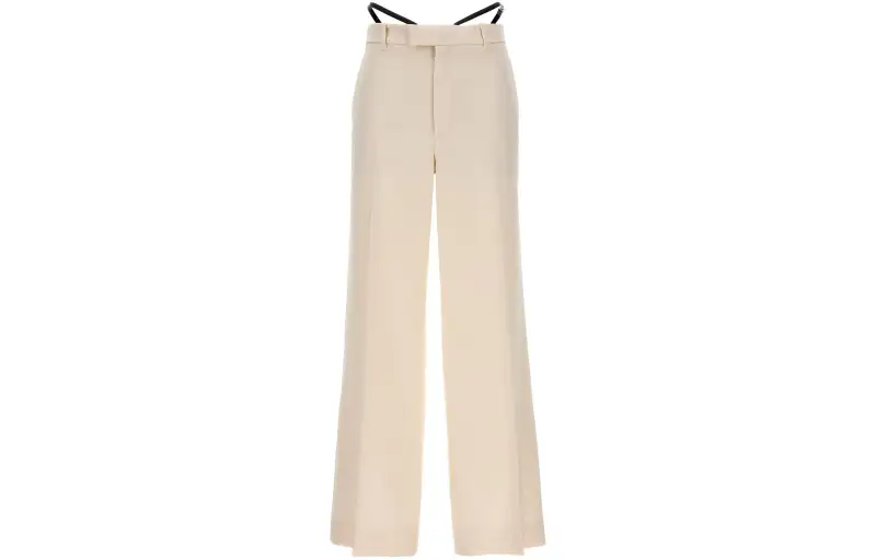 GUCCI Strap Detailed Cady Trousers