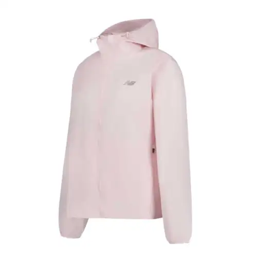New Balance Windproof And Water Repellent Windbreaker Jacket Women's Light Pink