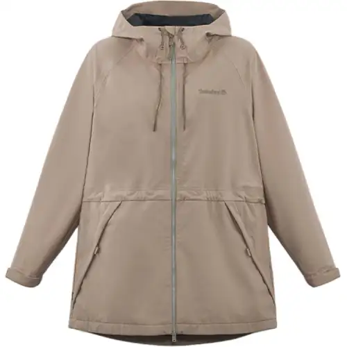 Timberland Outdoor Casual Hiking Waterproof And Windproof Windbreaker Jacket Women's Taupe