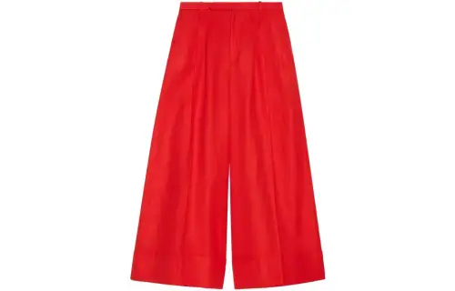 GUCCI SS23 Casual Pants Women's Red