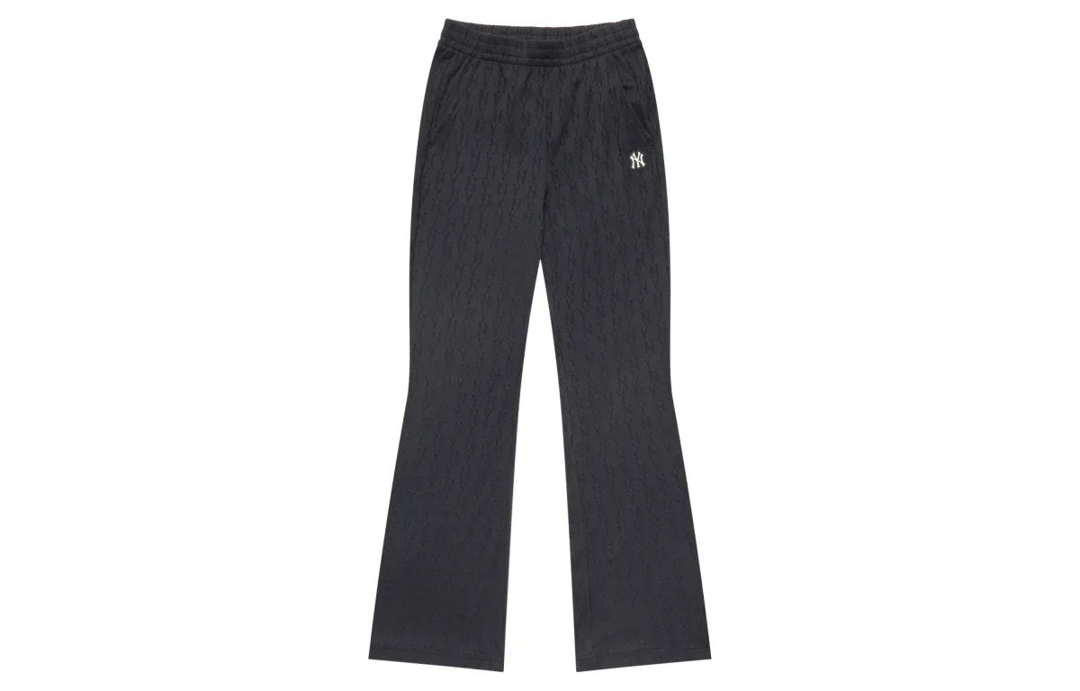 MLB Casual Pants Women's Black Moderate Flared Pants