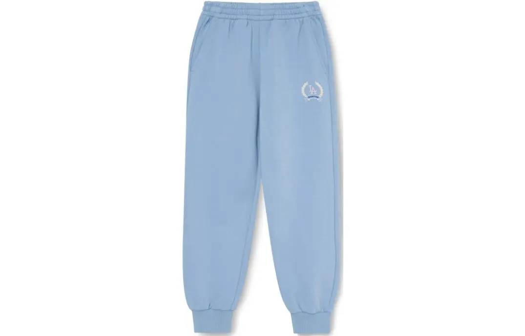 MLB Los Angeles Dodgers Casual Pants Women's Blue Moderate Cuffed Pants