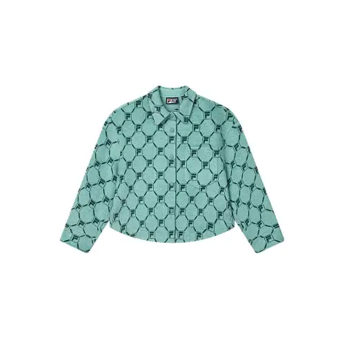 FILA Velvet feel Coat Women's Dream Field Green