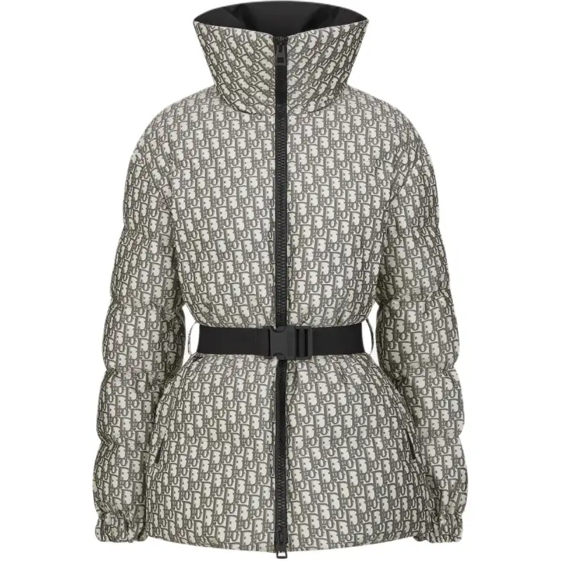 DIOR FW24 Puffer Jacket Women's Gray