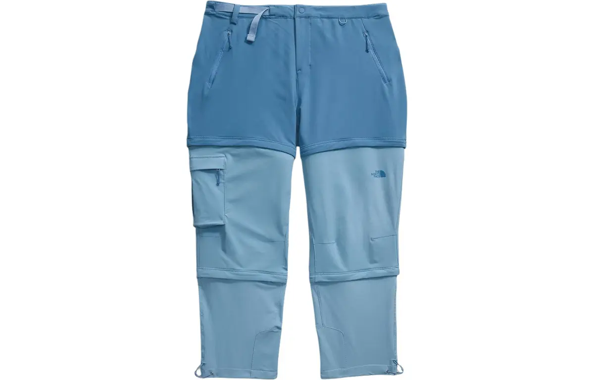 THE NORTH FACE Women's Plus Bridgeway Zip off Pants Casual Pants Women's Light Blue