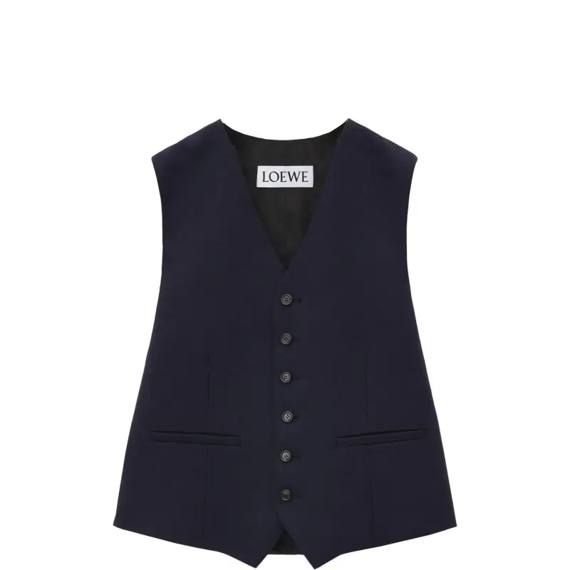 LOEWE Twill Satin Vest