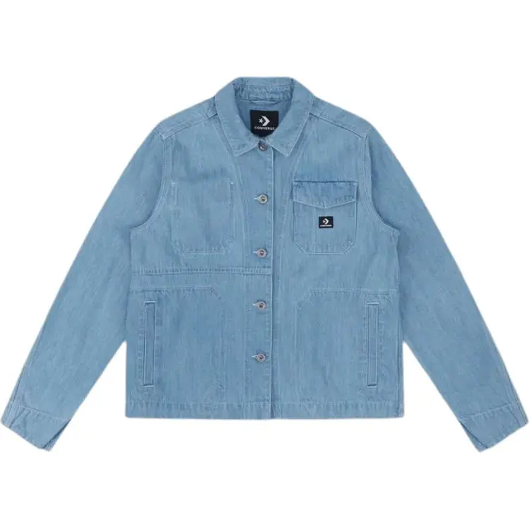Converse Denim Jacket Women's Blue