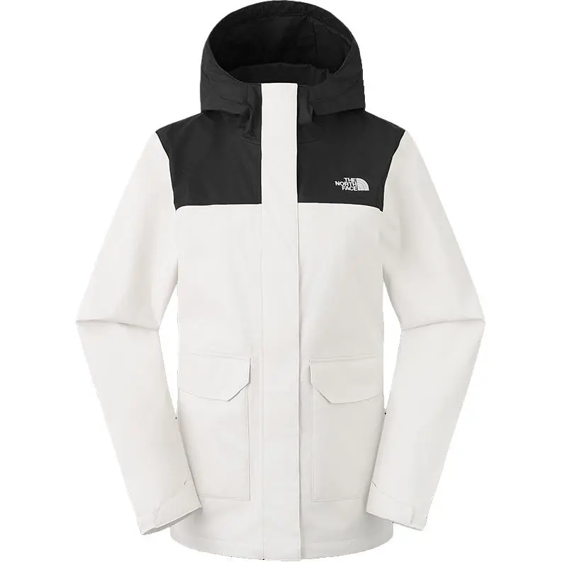 THE NORTH FACE Urban Exploration Waterproof, Windproof, And Water Repellent Windbreaker Jacket Women's Dune White