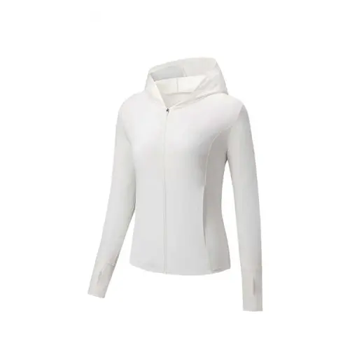 Anta Variety Training Collection Breathable UV Protection Sun Protection Clothing Women's Papyrus White