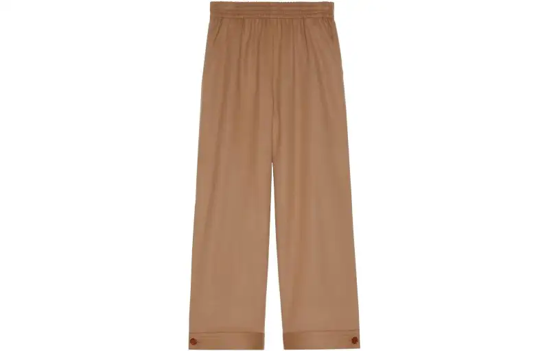 GUCCI SS23 Casual Pants Women's Khaki