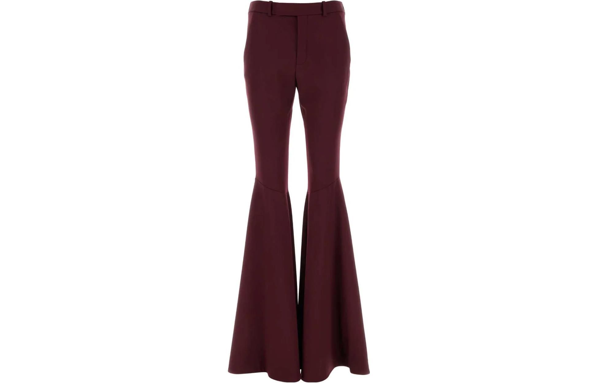 SAINT LAURENT Low-Waisted Flared Trousers