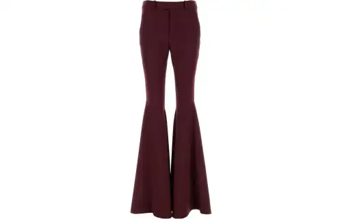 SAINT LAURENT Low-Waisted Flared Trousers