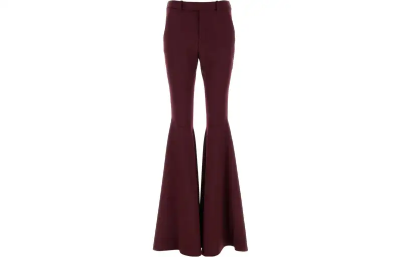 SAINT LAURENT Low-Waisted Flared Trousers