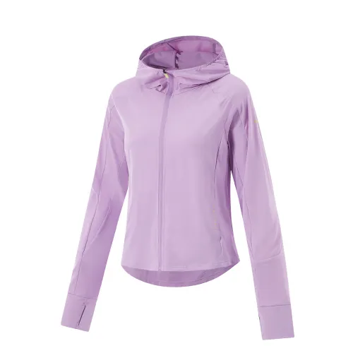 Li Ning Running Collection Trench Coat Women's Light Purple