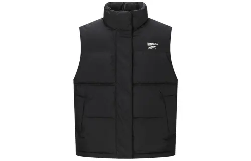 Reebok Down Vests Women's Black Stand Collar Moderate Other