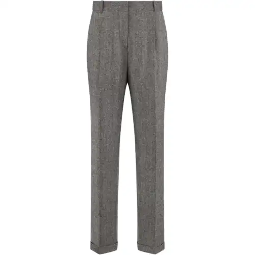 Christian DIOR Pleat Detailed Straight Leg Pants