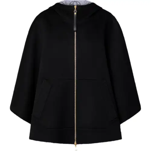 LOUIS VUITTON Flight Mode Collection FW24 Cloak Women's Black