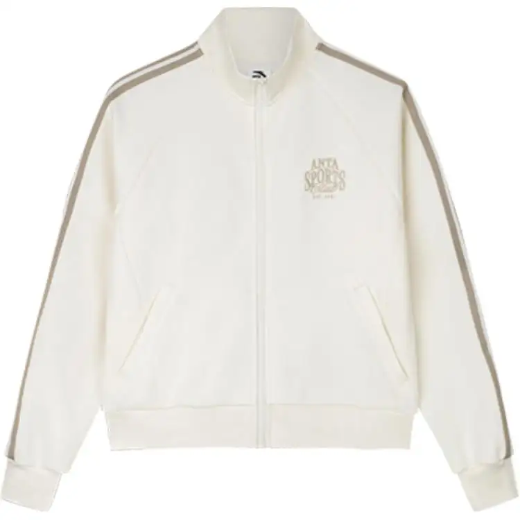 Anta Lifestyle Collection Sports Lifestyle Collection Baseball Jacket Women's Euryale Stone White