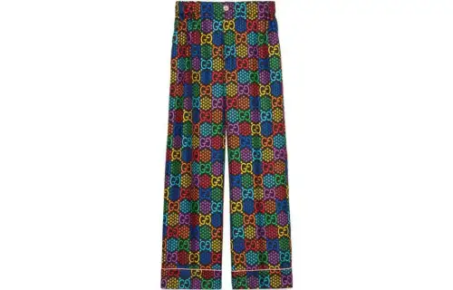 GUCCI Casual Pants Women's Multicolor Moderate Straight Fit Pants
