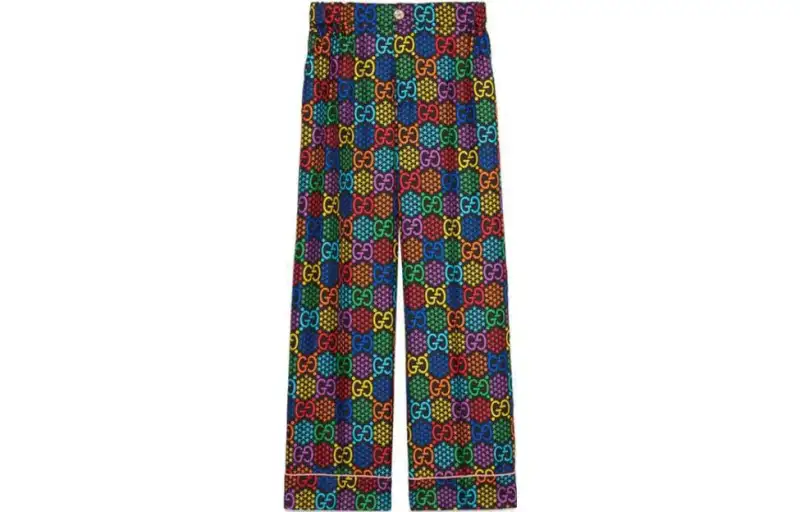 GUCCI Casual Pants Women's Multicolor Moderate Straight Fit Pants