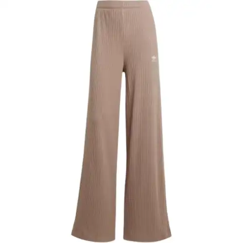 Adidas Women's Essentials Wide Rib Pants Trace Brown