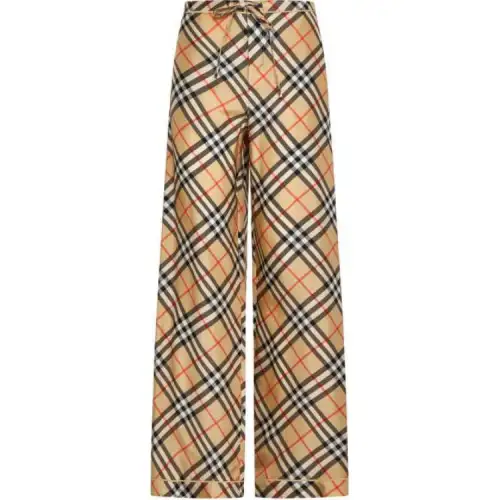 Burberry Nova Checked Drawstring Pyjama Trousers