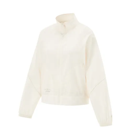 Li Ning Fitness Series Trench Coat Women's Ivory
