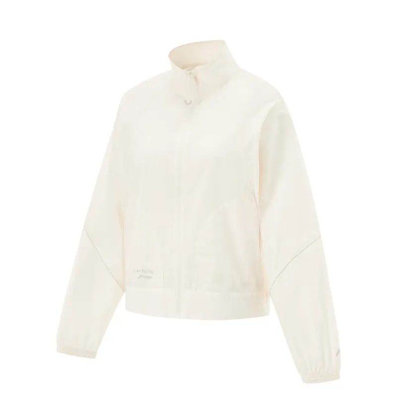 Li Ning Fitness Series Trench Coat Women's Ivory
