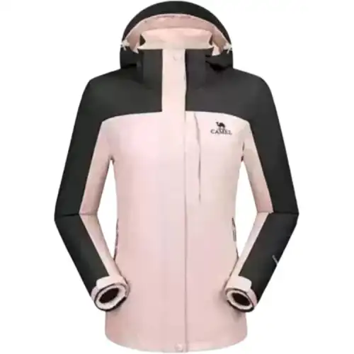 CAMEL Travel comfortable waterproof windproof wear-resistant keep warm jacket for traveling, three-in-one