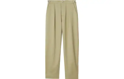 【Previous Season】Petite box-pleat cotton trousers