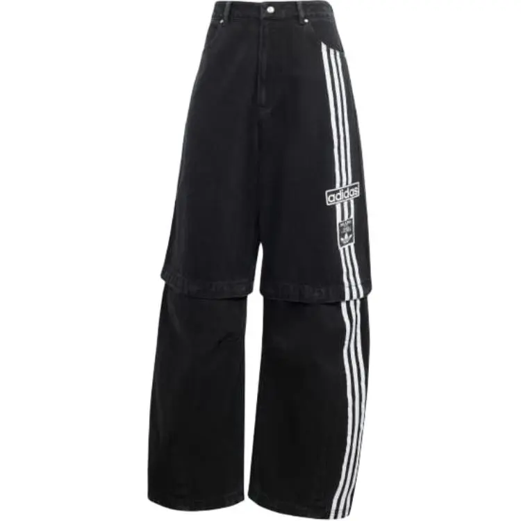 Adidas 3 Stripes Straight leg Jeans