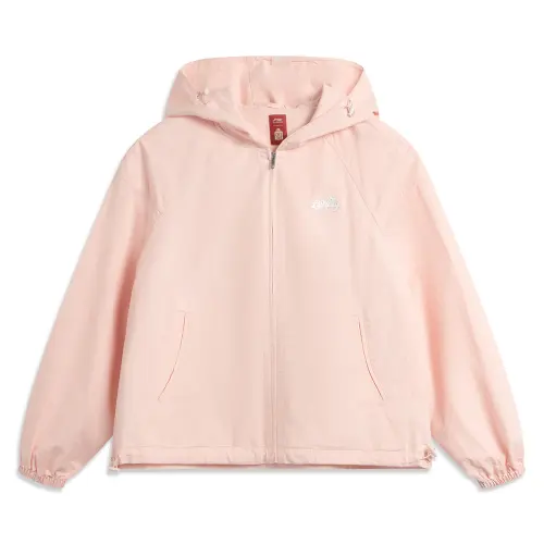Li Ning x GUGONG,LIANMINGKUAN China Culture Collection Trench Coat Women's Pink
