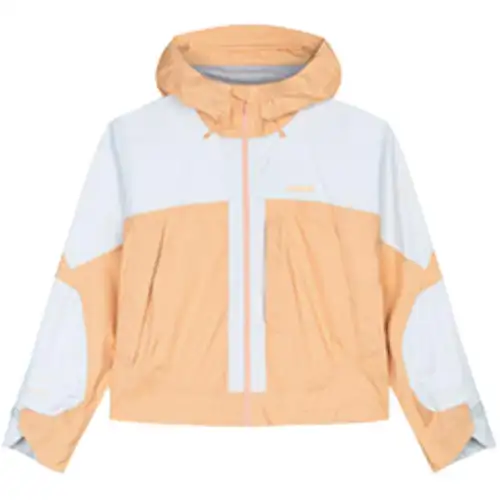 Anta Outdoor Collection Waterproof And Breathable Windproof Windbreaker Jacket Women's Meat Pink Orange/Cumulus Gray