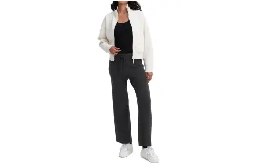 UNIQLO Casual Pants Women's Dark Gray Moderate Straight Fit Pants