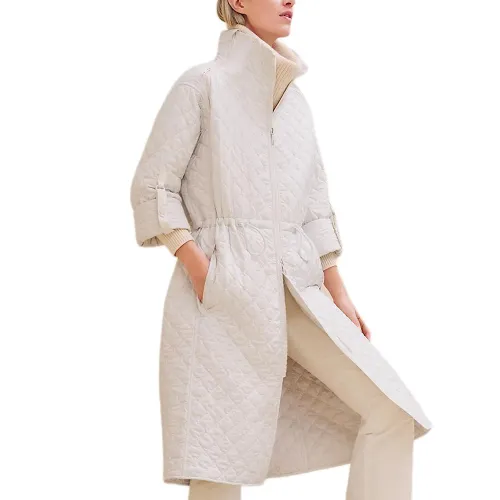 HERMES Puffer Jacket Women's Pearl White