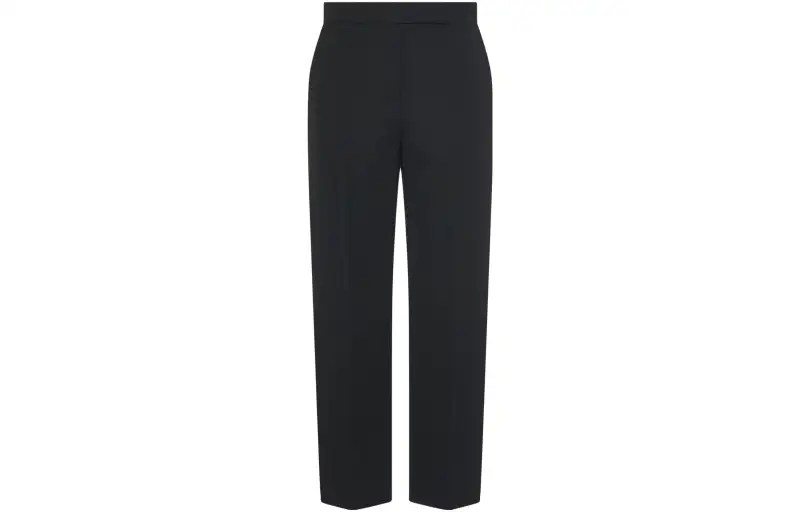 THE ROW Casual Pants Women's Black Moderate Straight Fit Pants
