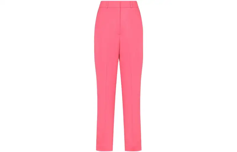 DIOR Casual Pants Women's Pink Moderate Straight Fit Pants