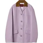 GUCCI SS25 Leather Jacket Women's Light Purple
