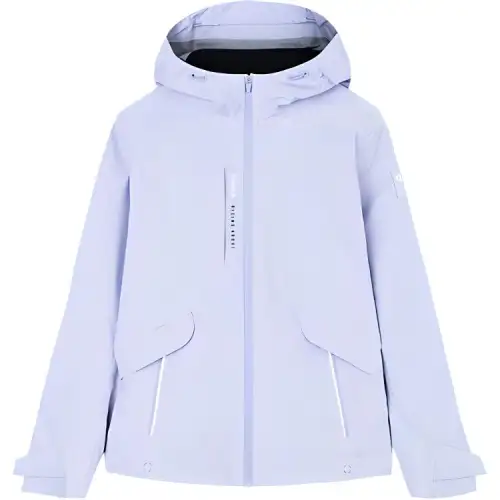 Anta Variety Training Collection Windproof Waterproof And Breathable Windbreaker Jacket Women's Light Fragrant Purple