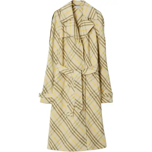 Burberry Trench Coat Women's Yellow