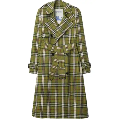 Burberry SS25 Trench Coat Women's Olive Green