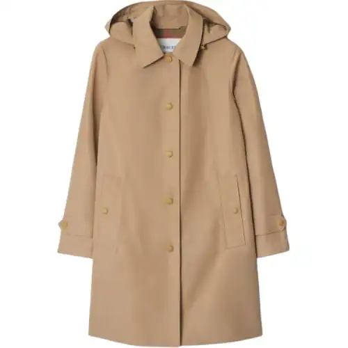 Burberry Coats Women's Beige Moderate Straight Fit