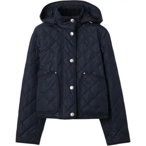 Burberry FW24 Puffer Jacket Women's Blue