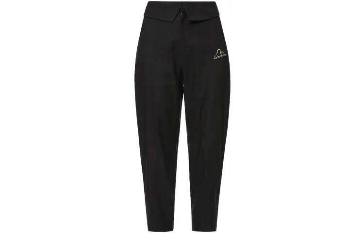 EVISU Casual Pants Women's Black Moderate Harem Pants