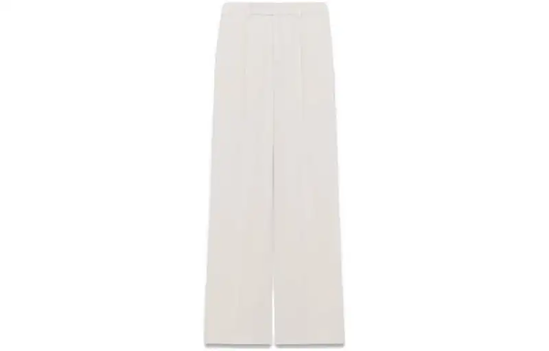 SAINT LAURENT High waisted Satin Trousers