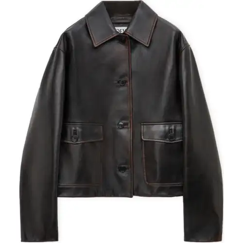 LOEWE Logo Patch Relaxed Fit Jacket