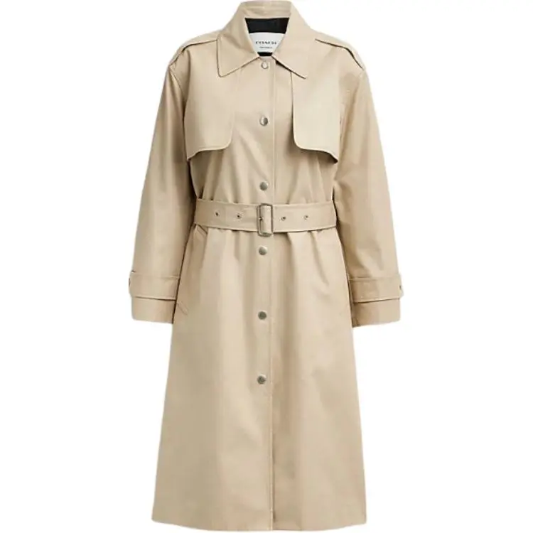 COACH SS24 Trench Coat Women's Bright Khaki