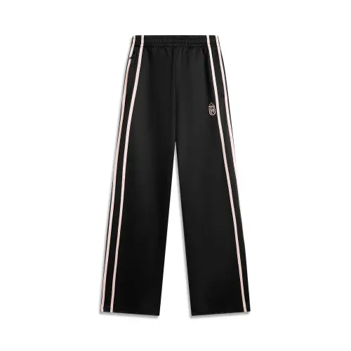 Li Ning Sports Lifestyle Collection Sports Fashion Collection Casual Pants Women's Black/Light Blush Pink