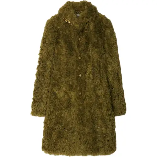 Burberry faux-fur coat