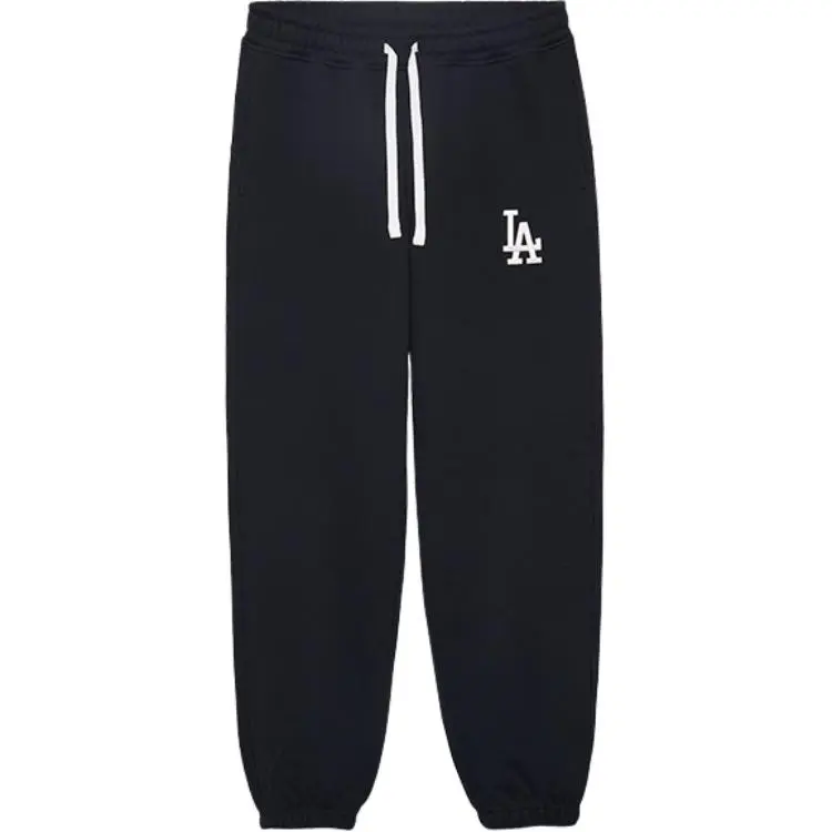 New Era Casual Pants Women's Black Thickened Cuffed Pants